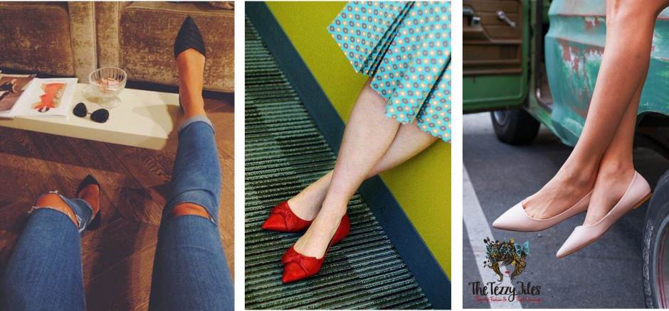 pointy flats to make you look taller